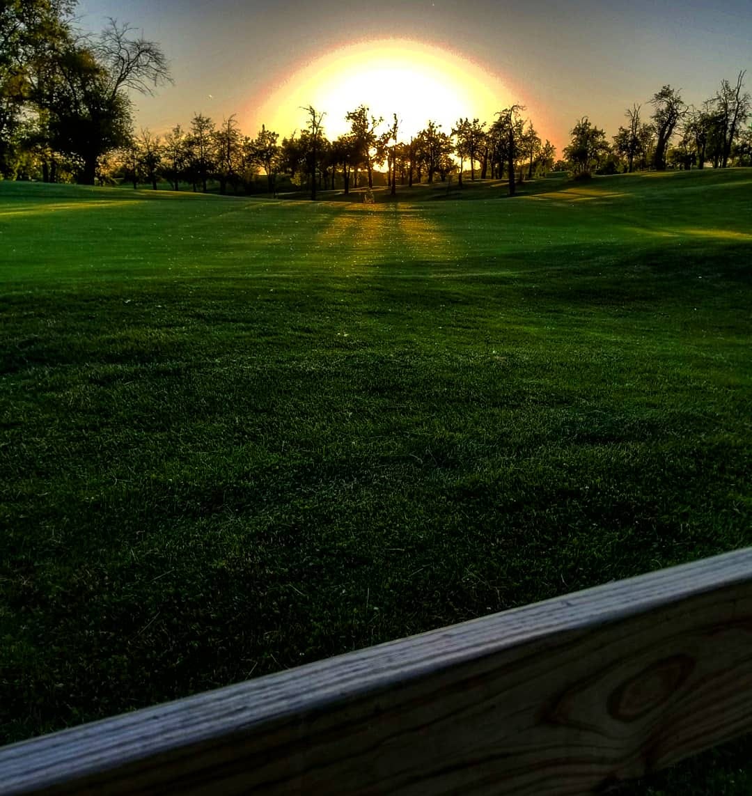 The Sun Over the Course - Image by Shawn R. Metivier, 2018