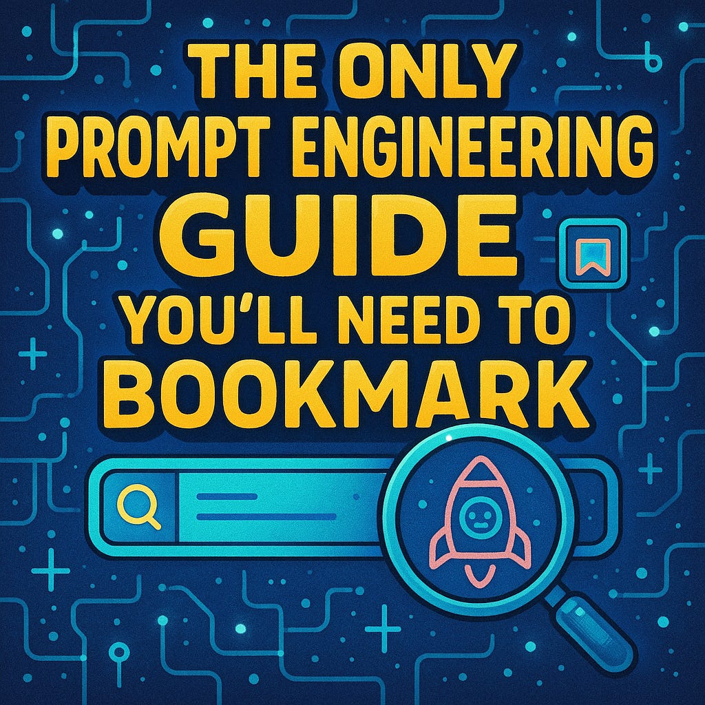 The Only Prompt Engineering Guide You'll Need to Bookmark