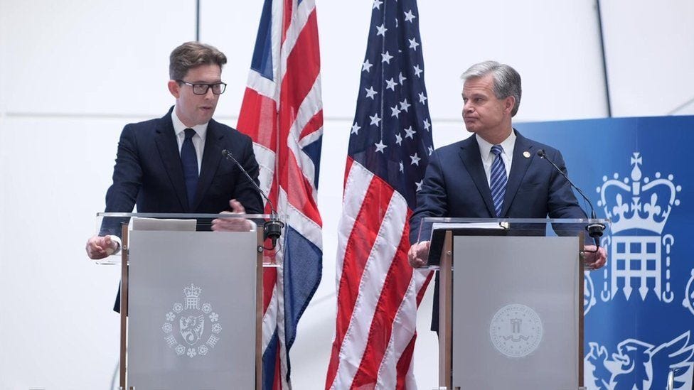 FBI, MI5 warn Western business leaders about Chinese espionage FBI, MI5 warn Western business leaders about Chinese espionage