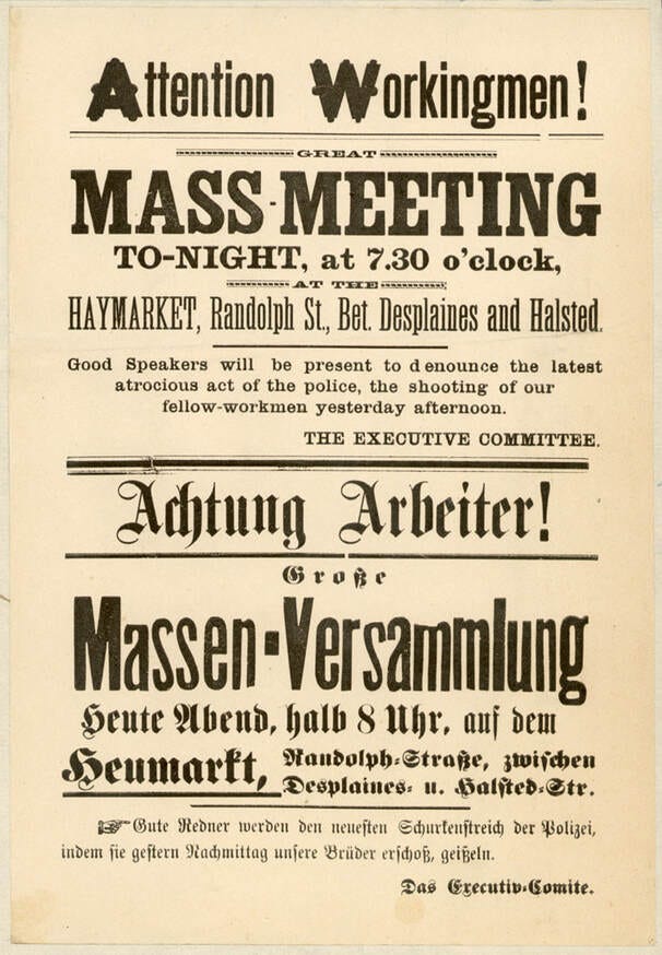 Haymarket - Historical Society of Forest Park