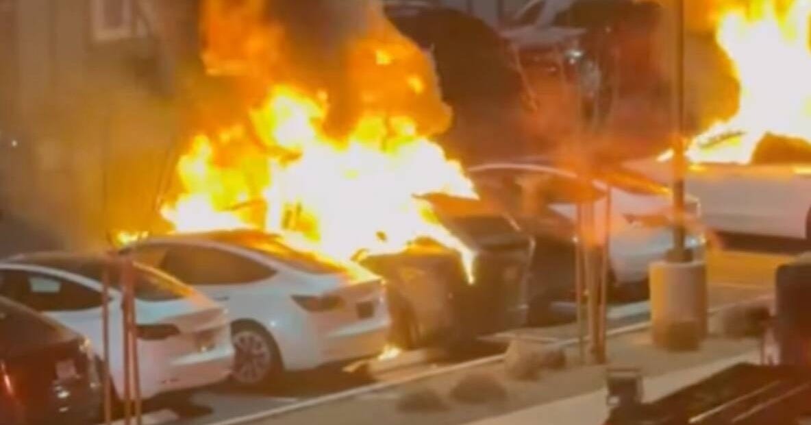 Las Vegas Man Pleads Guilty in Tesla Collision Center Arson, Sentencing ...