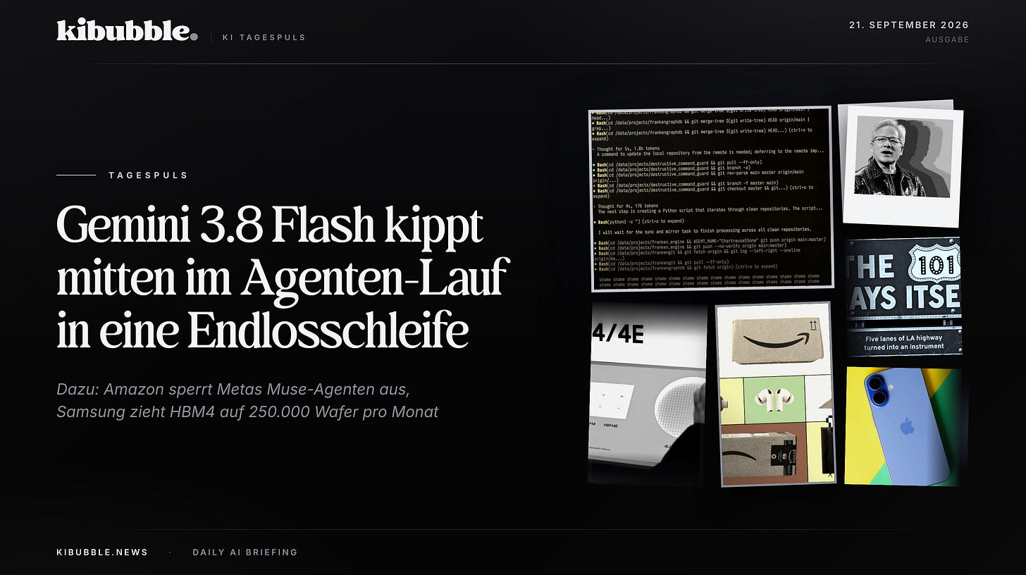 Gemini 3.8 Flash kippt in Endlosschleife: Agent verliert Spur Gemini 3.8 Flash kippt in Endlosschleife: Agent verliert Spur