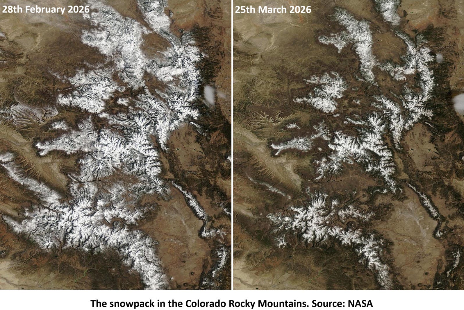 EarthStuff - ‘On A Whole Other Level’ - Rapid Snow Melt-Off In American West Stuns Scientists