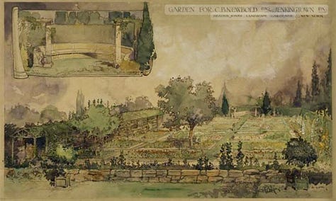 Garden designs by Beatrix Farrand