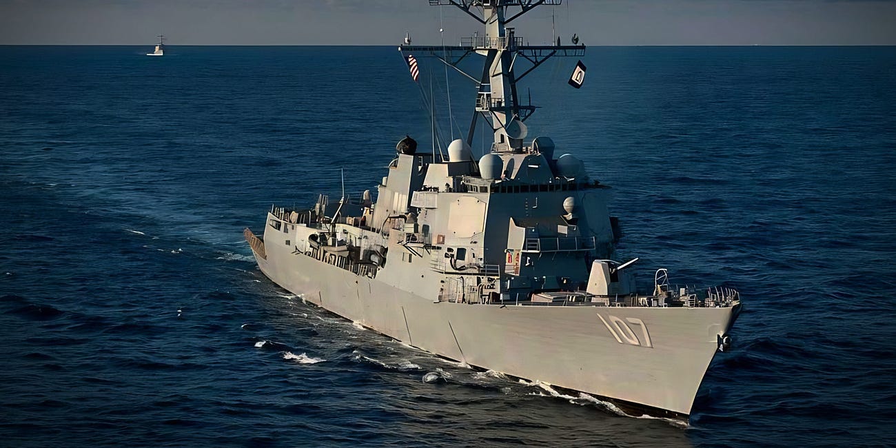 El USS Gravely con misiles navega el Golfo de México para combatir terrorismo marítimo, tráfico de armas, piratería y la inmigración ilegal
