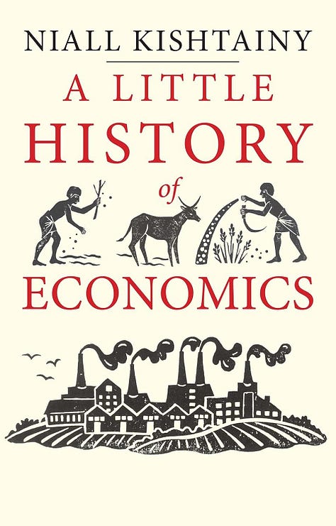 The book covers of the six books featured in the piece.