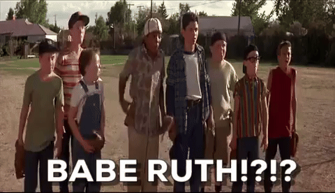 Squints from The Sandlot greets fans at Whataburger Field Squints from The Sandlot greets fans at Whataburger Field