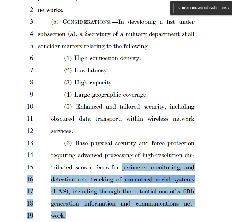 Screengrab of FY2026 NDAA from Congress.gov Screengrab of FY2026 NDAA from Congress.gov