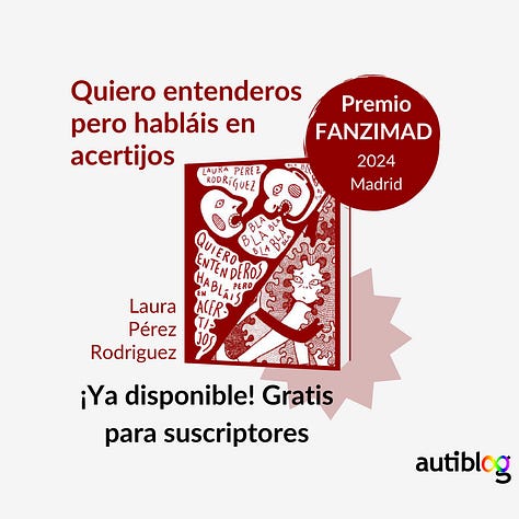 Fotos del interior del cómic. 64 págs. Ganador del premio FANZIMAD 2024