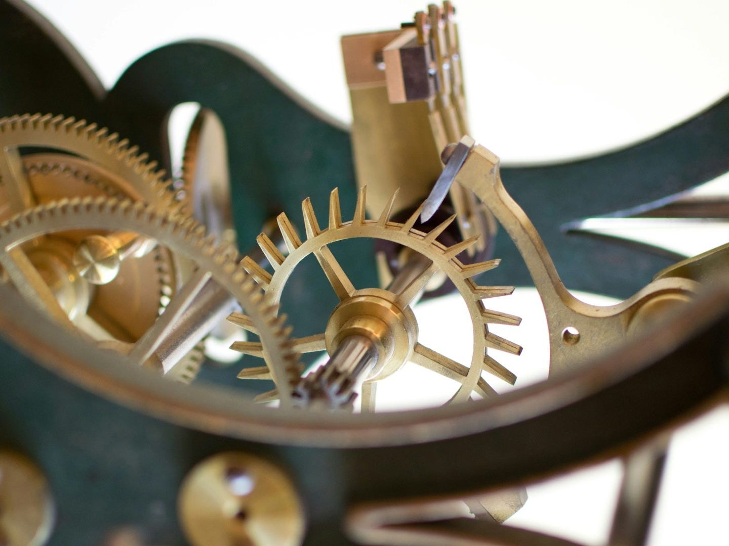 black and gold steel gear