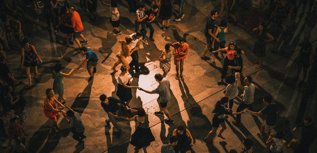 group of people dancing