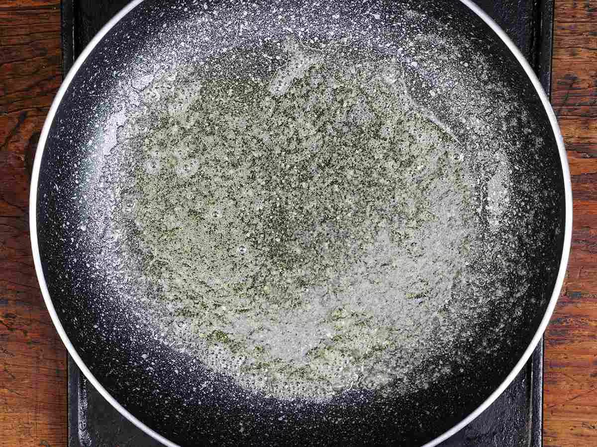 Melted Butter in Pan