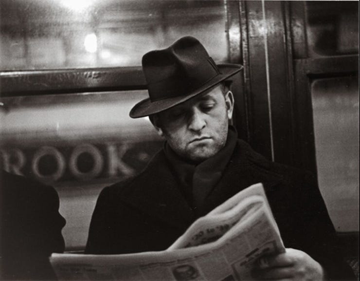Walker Evans, Subway Portrait, 1938–41 © Walker Evans Archive, The Metropolitan Museum of Art, New York. Walker Evans, Subway Portrait, 1938–41 © Walker Evans Archive, The Metropolitan Museum of Art, New York.