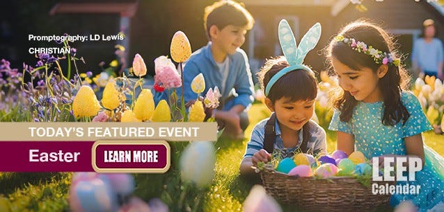 Easter egg hunts are a favorite Easter tradition—promptography LD Lewis