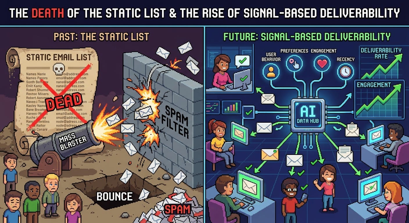 The Death of the Static List & The Rise of Signal Based Deliverability