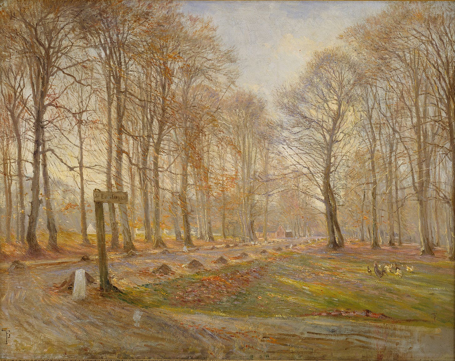 File:Theodor Philipsen - Late Autumn Day in the Jægersborg Deer Park, North  of Copenhagen - Google Art Project.jpg - Wikimedia Commons