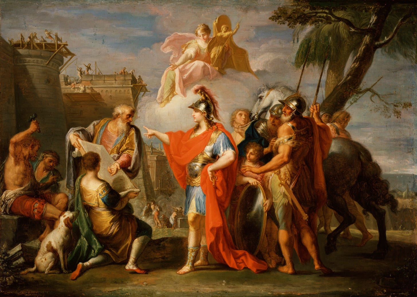 File:Placido Costanzi - Alexander the Great Founding Alexandria - Walters  37790.jpg - Wikimedia Commons