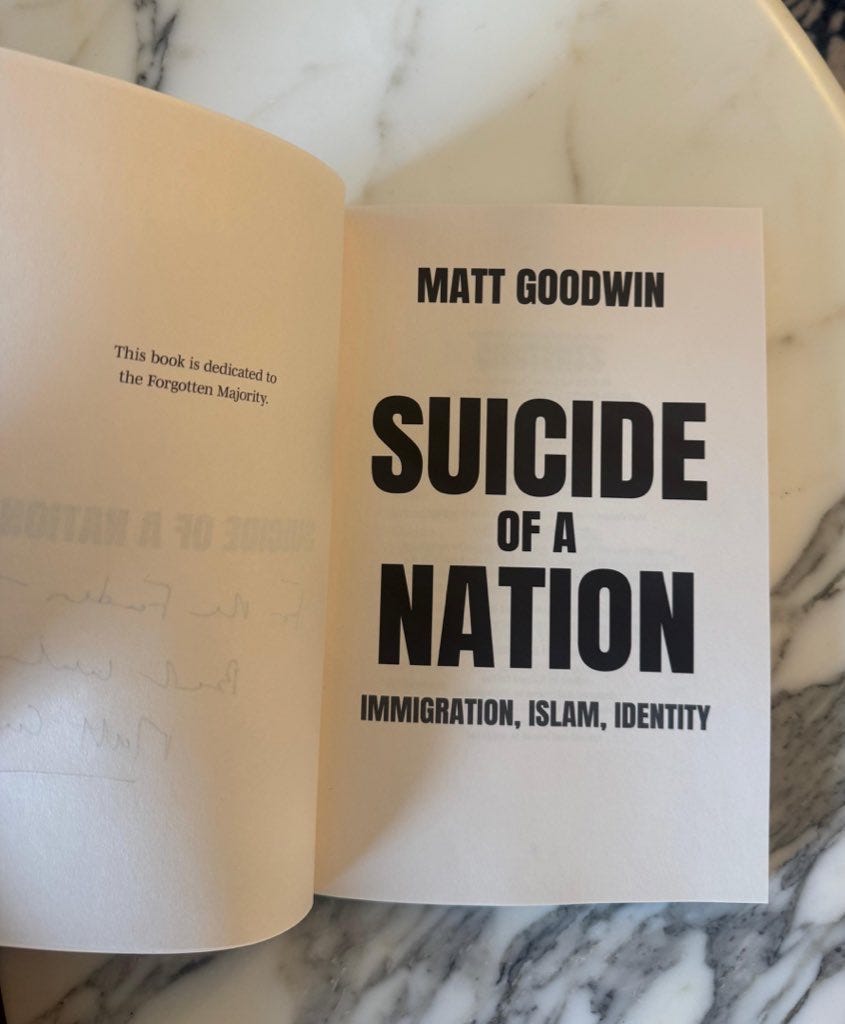 An extract from the book they don't want you to read - Suicide of a Nation