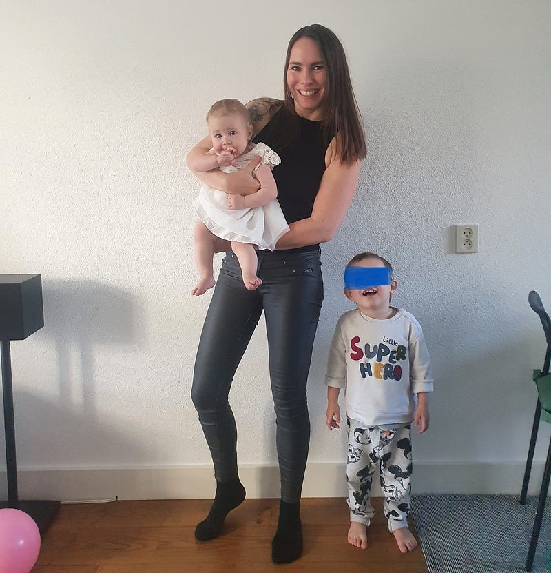Me and my two Kids, 2022, Netherlands, copyright by author
