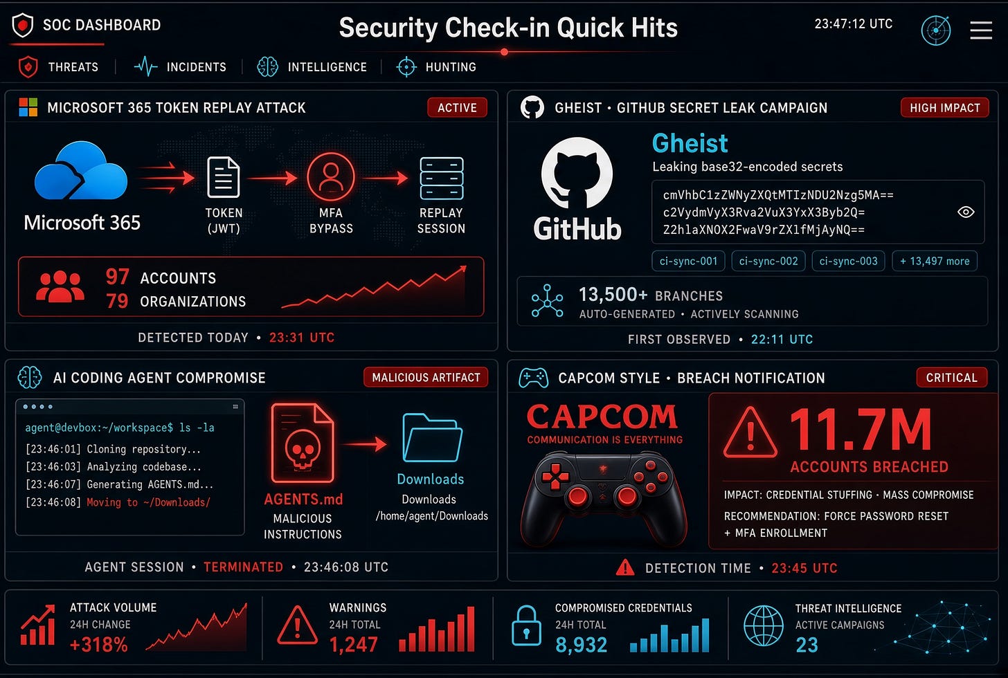 Alarm Token Security Check-in Quick Hits: M365 Token Replay Compromises 97 Accounts ...