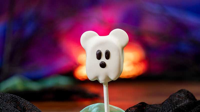 Weekly News Roundup - Halloween Ghost Mickey Cake Pop