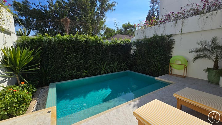 Deluxe One Bedroom Suite with Private Pool: The sundeck and private pool