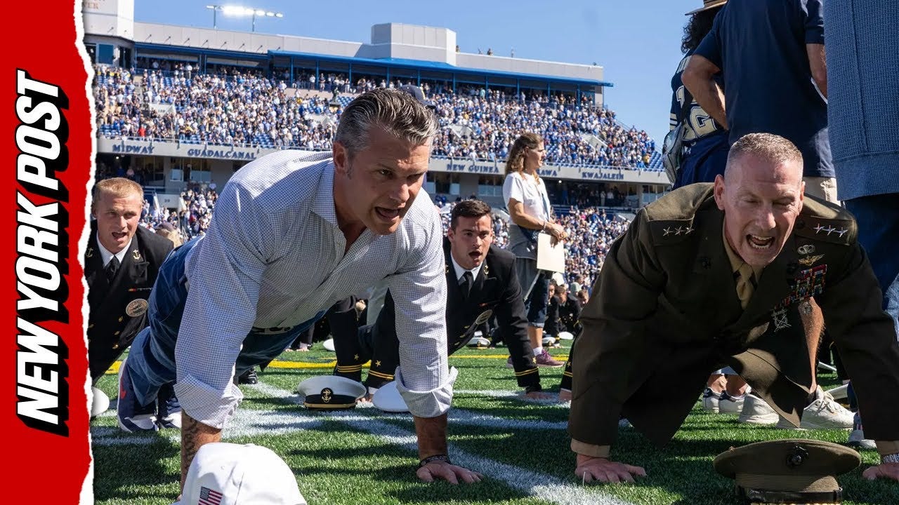 Pete Hegseth Helps Set World Record For Most Pushups Simultaneously ...