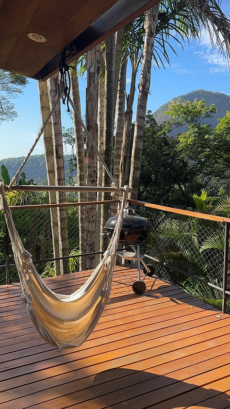 Images from Brazil of sunsets and beaches and beautiful meals