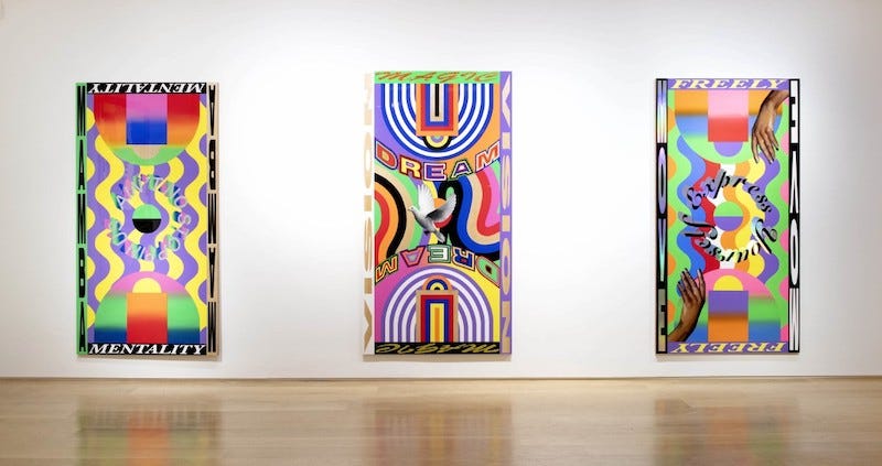 Lakwena Maciver blasts colour and energy into a hidden corner of London