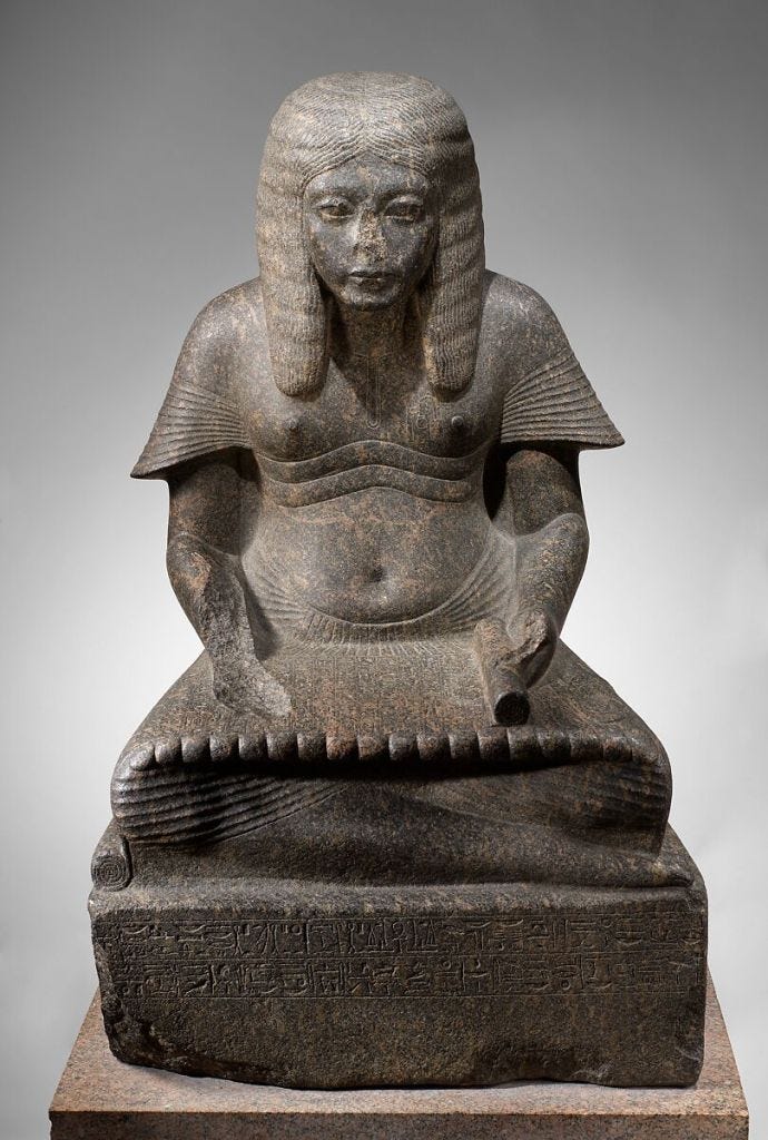 Statue of Horemheb as a Scribe