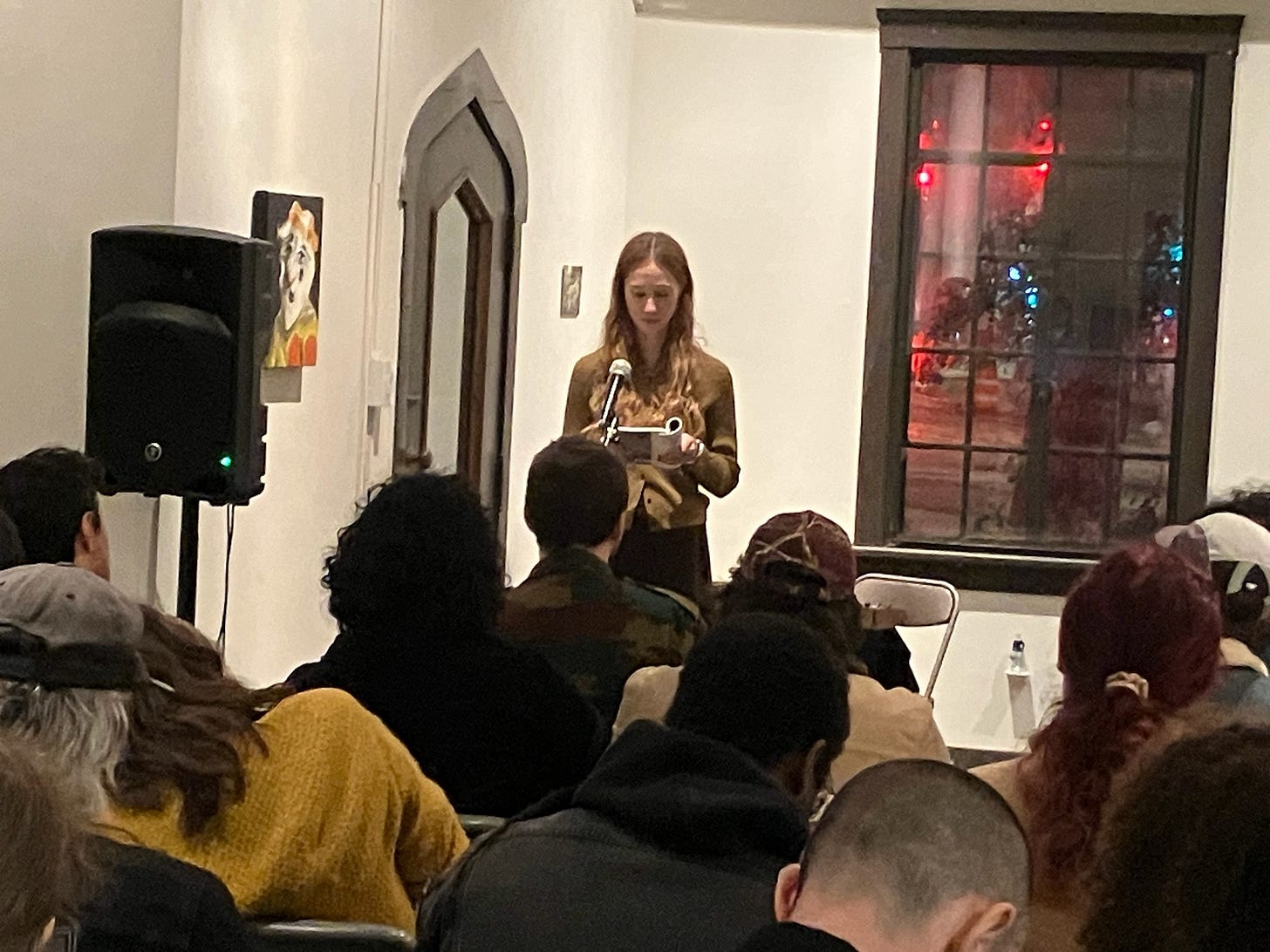 Cajetan Sorich reading at Comfort Station