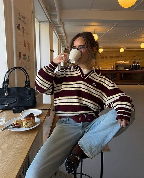 people wearing rugby shirt layered and jeans