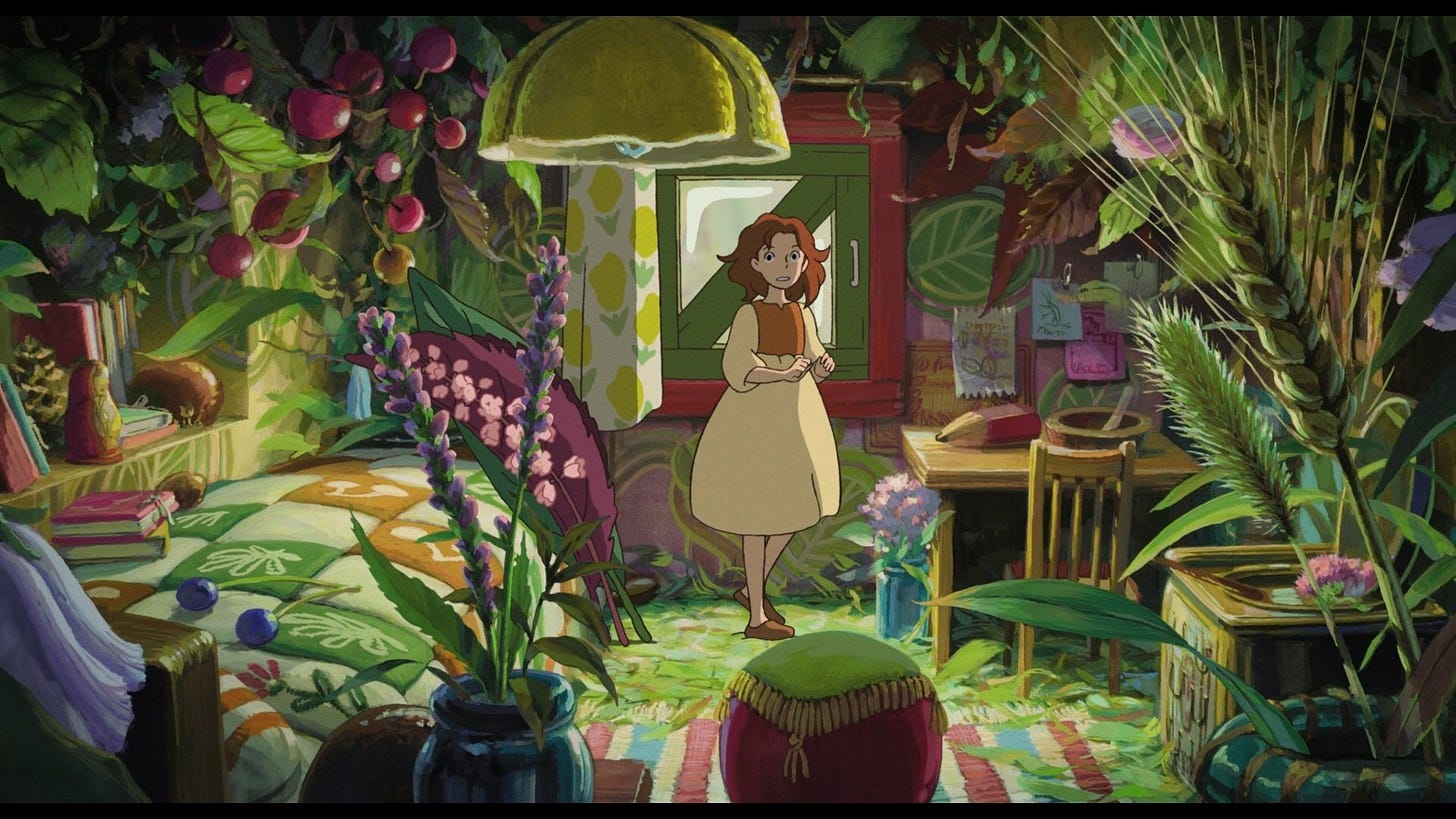 Arrietty's Cozy Home - HD Anime Wallpaper Arrietty's Cozy Home - HD Anime Wallpaper
