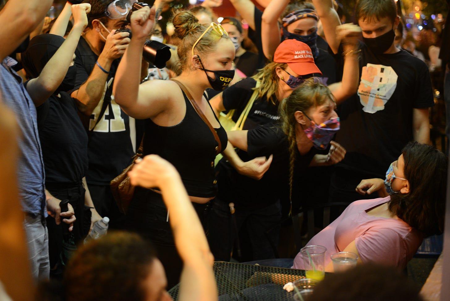 Opinion | Lauren Victor: Why I refused demands from Black Lives Matter  protesters to raise my fist - The Washington Post