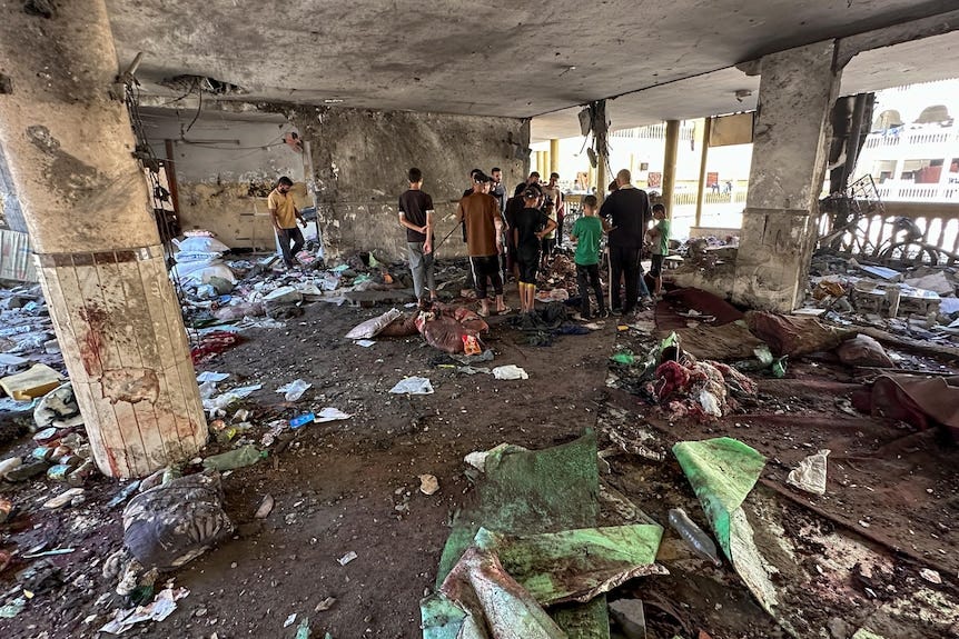 Israel's strike on a Gaza school was devastating, but it is refuting its  severity - ABC News