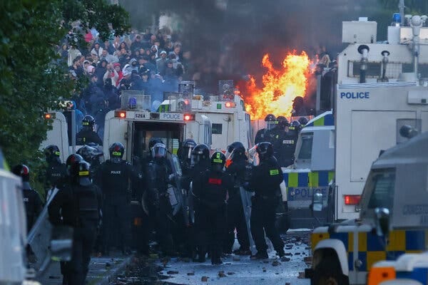 Belfast riot Belfast riot