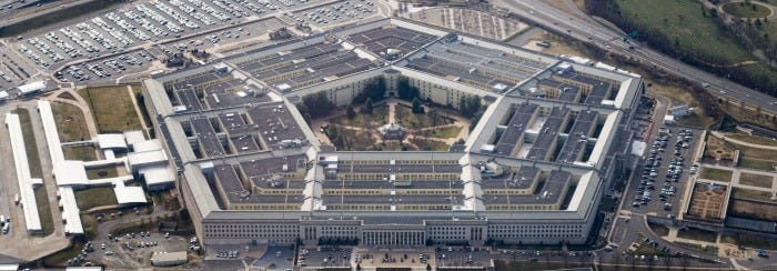 Aerial view of the Pentagon building in Washington, D.C. Aerial view of the Pentagon building in Washington, D.C.