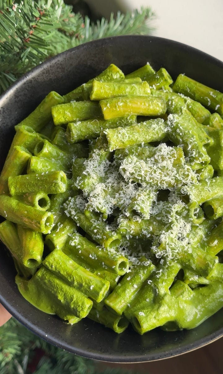 GREEN PASTA - by faith fresh - Picnic Date