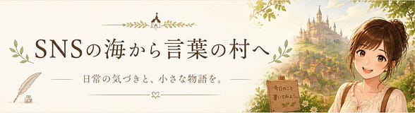 よしみ|SNSの海から言葉の村へ