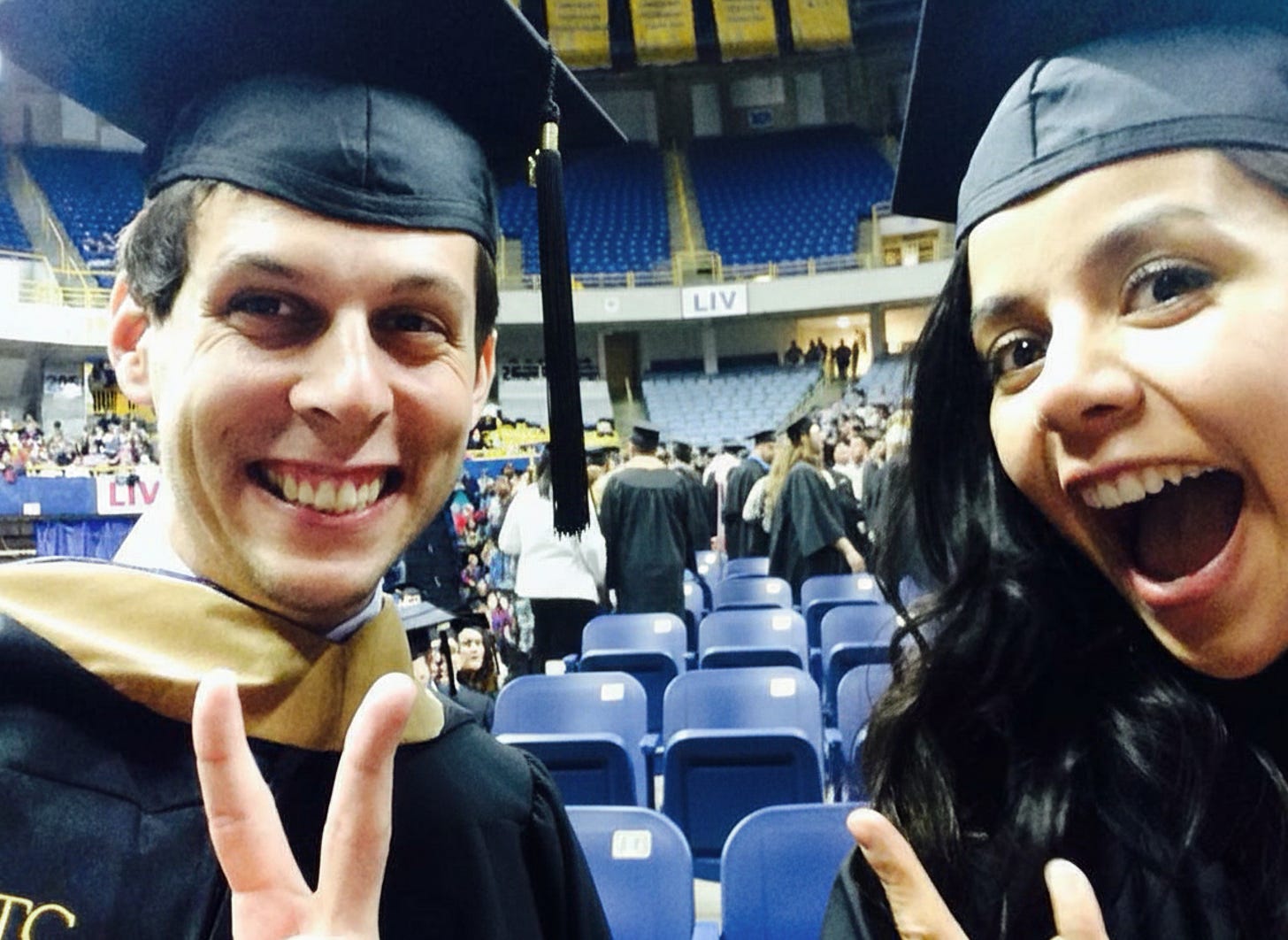 Graduation photo from my studies in the USA.