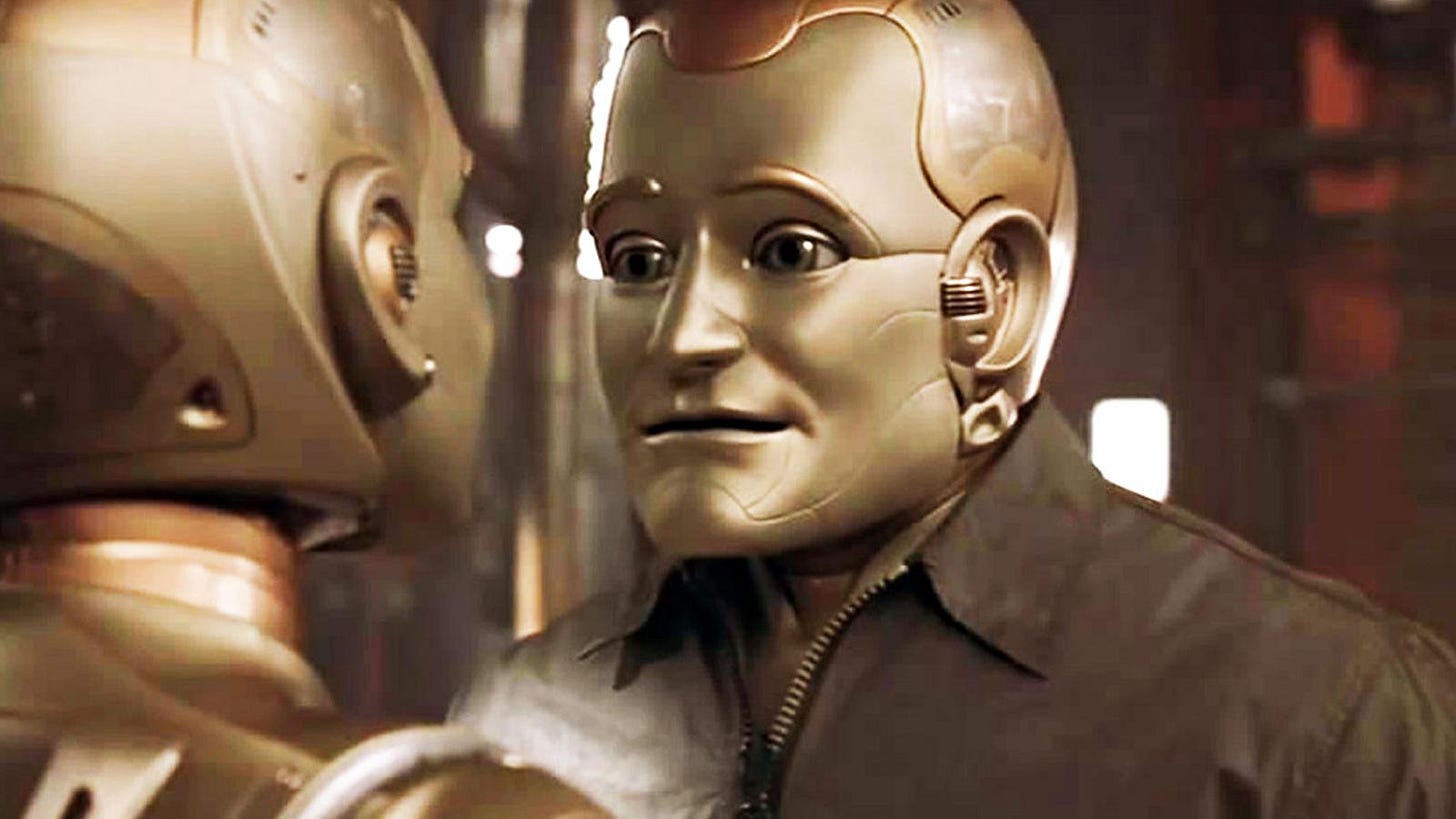 Robin Williams played an AI in Bicentennial Man.