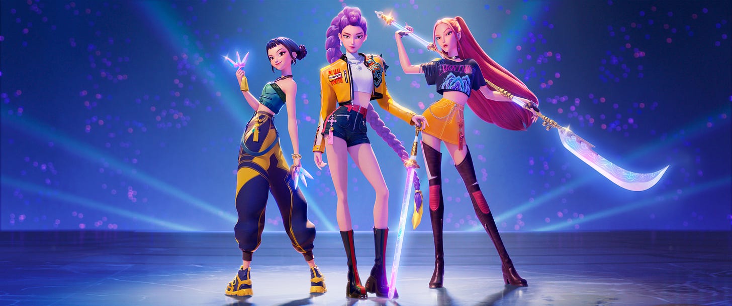 kpop demon hunters characters huntr/x