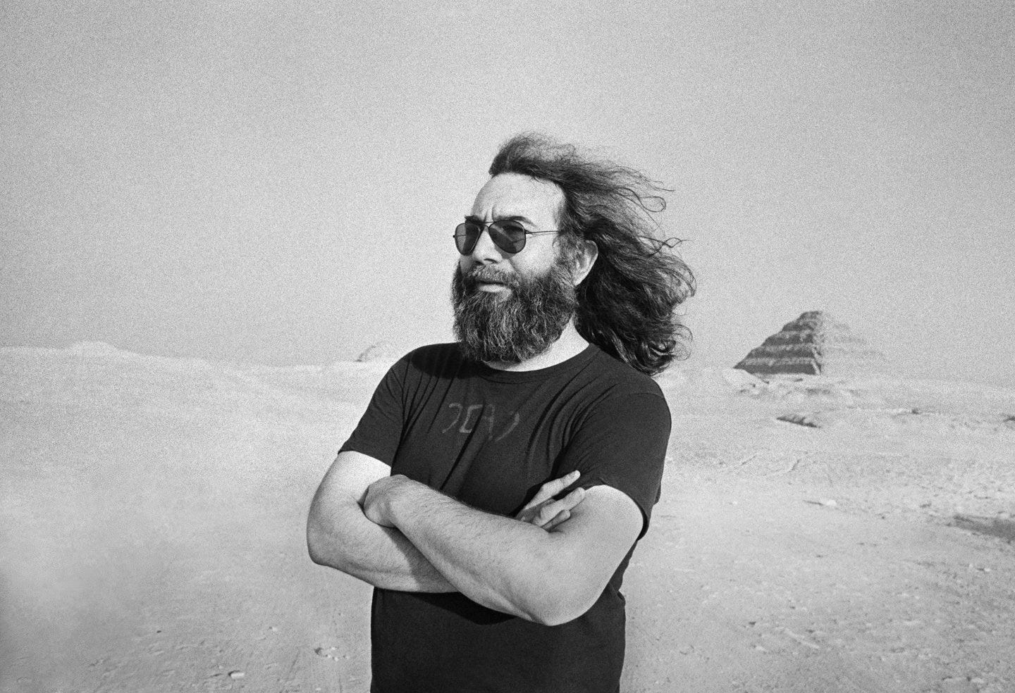 Jerry Garcia | Egypt, 1978 - Adrian Boot — Retro Photo Archive