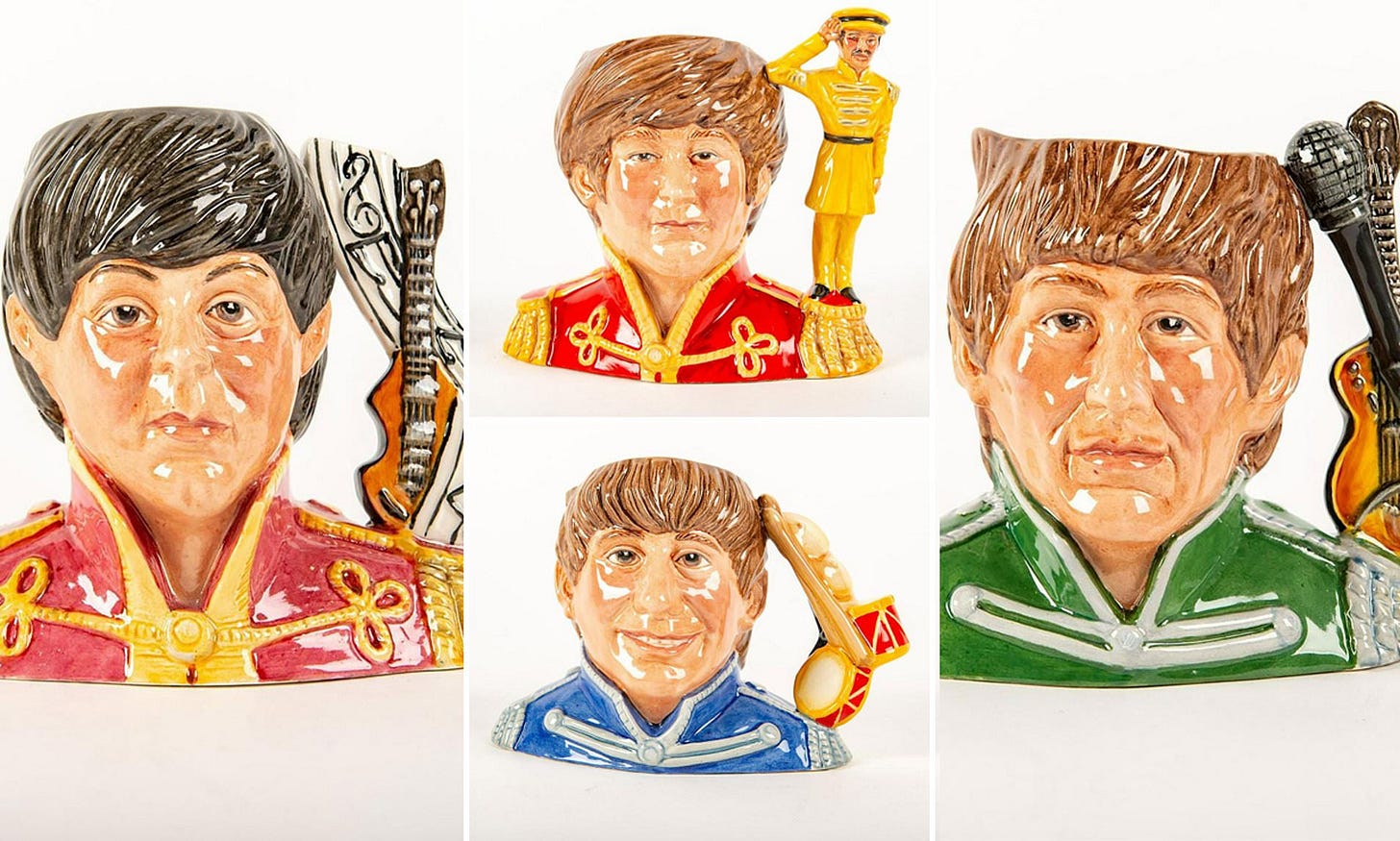 Toby Jugs: The four Beatles mugs that sold for £6,000 | This is Money Toby Jugs: The four Beatles mugs that sold for £6,000 | This is Money
