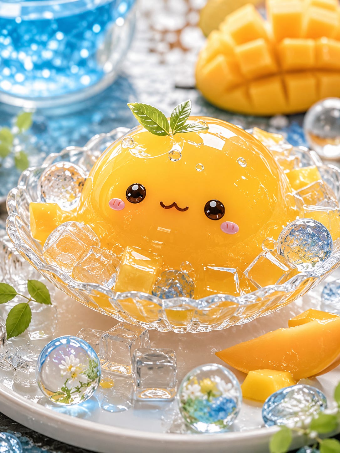 【販売終了】キャンドルスライム【ラストワン‼︎マンゴーのみ♪】 Substackで流行中!?】かわいい？おいしそう？涼しげマンゴースライム