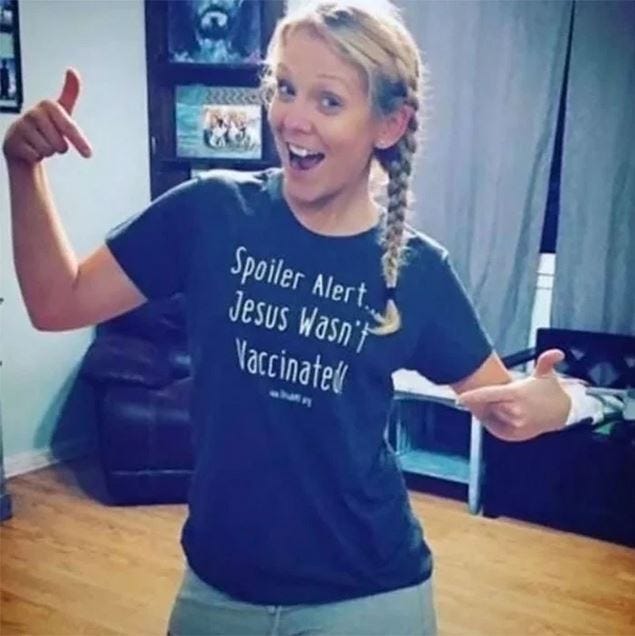 SPOILER ALERT JESUS WASNT VACCINATED!