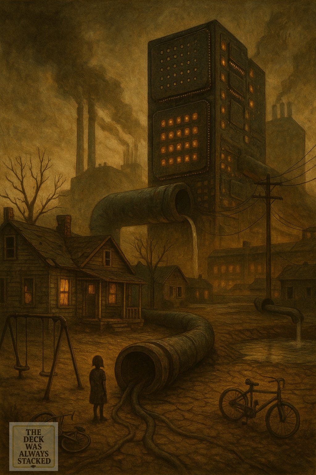 Burial Plots, Duck-and-Cover Drills, and the Hum Behind the Walls  My parents would have both fit under those desks.  Chicago classrooms. Cold War drills. The bell rings and children slide down beneath wood and metal, hands over their heads, practicing for a flash they hoped would never come.  They were rehearsing survival before they even knew what survival meant.  My dad lived to ninety-two. My mom is ninety-four. Long, steady lives. But they grew up with two truths pressed into them early: the sky could fall, and you plan ahead anyway.