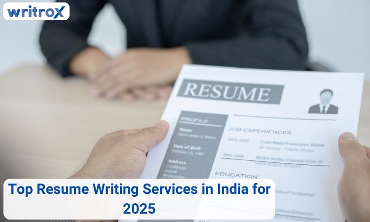 top resume writing services in India for 2025