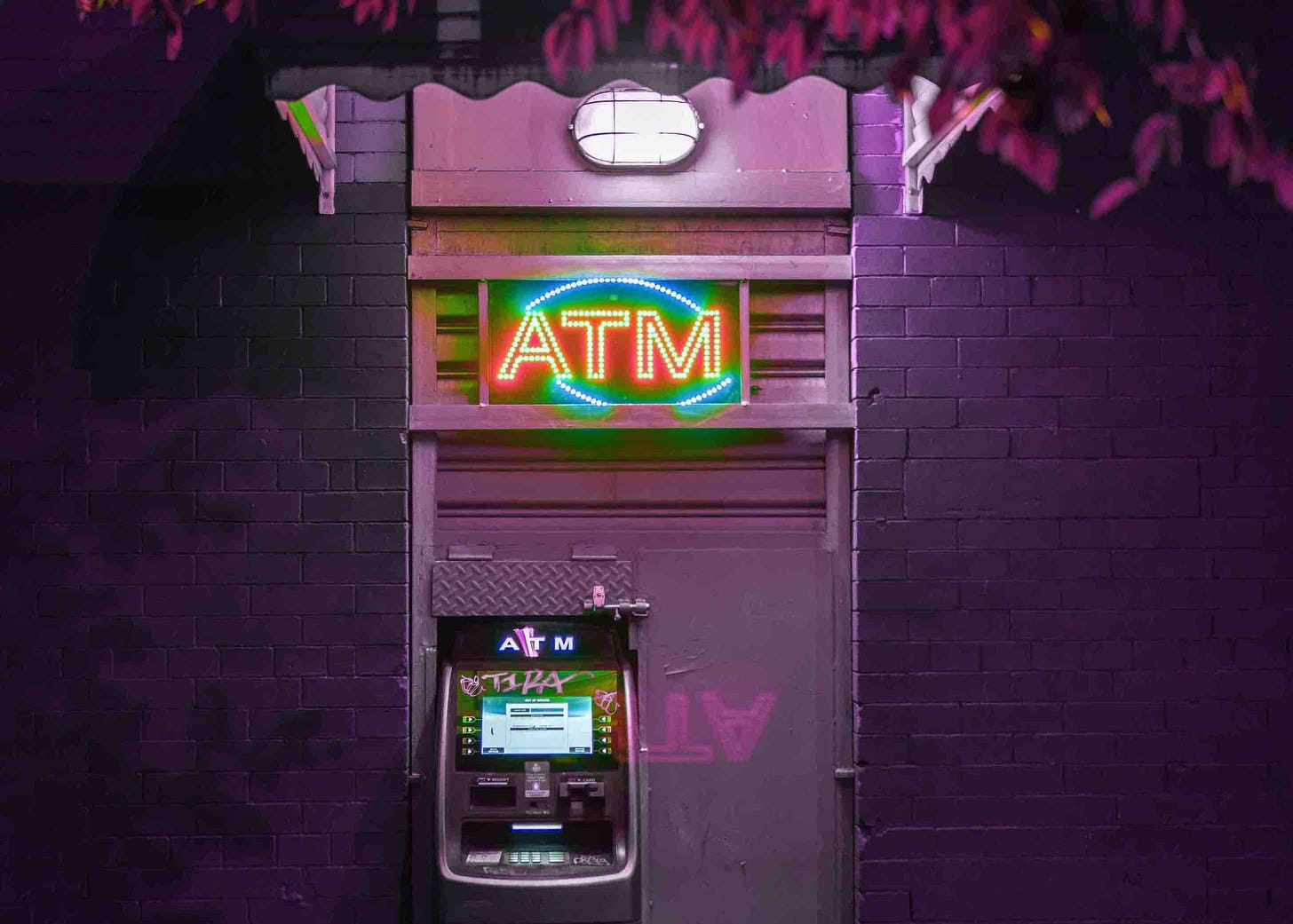 ATM representing frequency of money ATM representing frequency of money