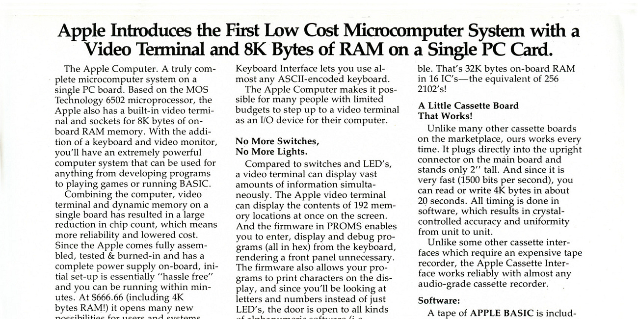 Apple's Inversion